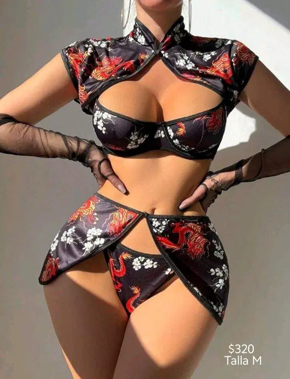 Conjunto Dragón Negro 