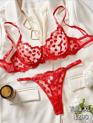 Conjunto Rojo Talla XL