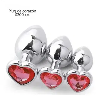 Plug de corazon talla L