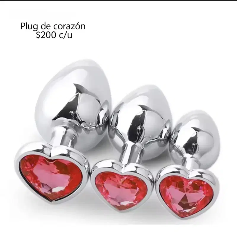 Plug de corazon talla M