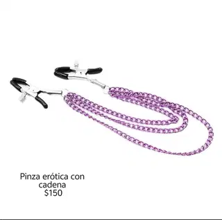 Pinzas para pezon moradas