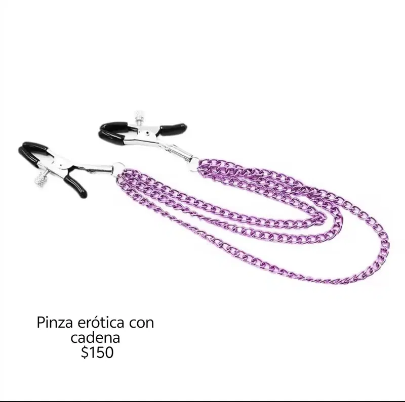 Pinzas para pezon moradas