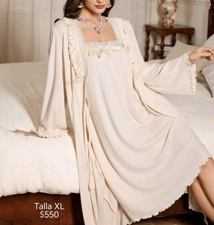 Bata Blanca larga talla XL