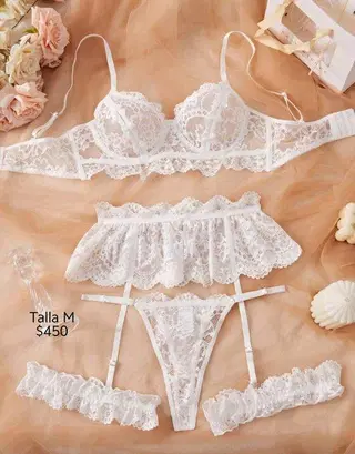 Liguero color Blanco talla M