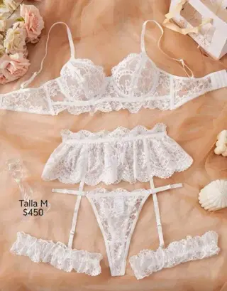 Liguero color Blanco talla M