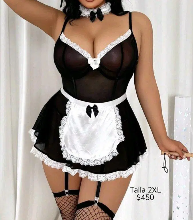 Disfraz de sirvienta talla 2XL