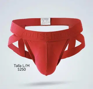 Calzon descubierto de atras color rojo
