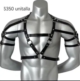 Tirantes tipo top de hombre color negro