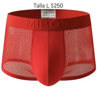 Calzon de red color rojo para hombre talla XL
