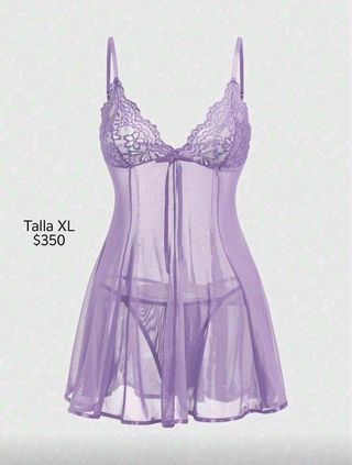 Baby Doll lila talla XL