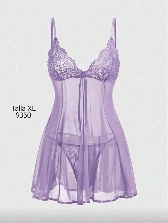 Baby Doll lila talla XL