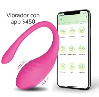 Vibrador con app color rosa