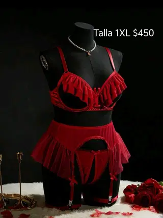 Conjunto color tinto talla 1 XL